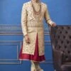 Indian Groom Sherwani Golden Colour. -Riwaayat Store 1022317