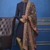 Blue Colour Designer Wedding Indowestern. 2 Blue Colour Designer Wedding Indowestern. -Riwaayat Store 1023162
