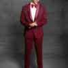 Wine Colour Imported Fabric Party Wear Men Suit. 1 Wine Colour Imported Fabric Party Wear Men Suit. -Riwaayat Store 1024656w