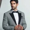UNIQUE STYLE TUXEDO SUIT BLACK&WHITE -Riwaayat Store 1024664