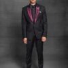 Designer Men Suit Black Colour In Imported Fabric. -Riwaayat Store 1024692