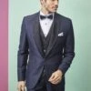 Indian Designer Men's Suit Blue Colour. -Riwaayat Store 1024995