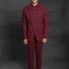 Maroon Colour Imported Fabric Designer Jodhpuri Suit. -Riwaayat Store 1025438