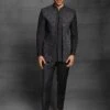Black Colour Imported Fabric Mens Jodhpuri Suit. -Riwaayat Store 1025458