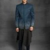 Blue Colour Imported Fabric Designer Jodhpuri Suit. -Riwaayat Store 1025461