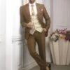 Stylish Designer Brown Colour Imported Fabric Mens Suit. -Riwaayat Store 1033553 1
