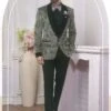 Grey Colour Imported Fabric Designer Men's Tuxedo Suit. -Riwaayat Store 1033809 1