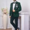Green Colour Designer Men's Tuxedo Suit In Imported Fabric. -Riwaayat Store 1033811 1