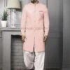 Pink Colour Imported Fabric Mens Indowestern. -Riwaayat Store 103i4319 1
