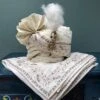 White Embroidered Groom Silk Safa With Stole -Riwaayat Store 305 s1