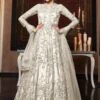 White Embroidered Anarkali Suit In Net 1 White Embroidered Anarkali Suit In Net -Riwaayat Store 4982d