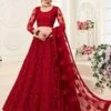 Maroon Colour Net Bridal Lehenga Choli In Zardozi,Embroidery Work. -Riwaayat Store f101401c