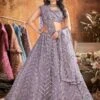 Grey Colour Net Fabric Women Lehenga Choli. -Riwaayat Store f204581