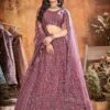Designer Wedding Lehenga Choli Pink Colour In Net Fabric. -Riwaayat Store f204584