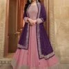 Pink Colour Silk Fabric Bollywood Salwar Suit. 2 Pink Colour Silk Fabric Bollywood Salwar Suit. -Riwaayat Store f205121b