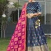Blue Colour Banarasi Silk Lehenga Choli. -Riwaayat Store f207908