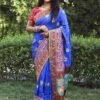 Blue Colour Silk Indian Designer Saree. -Riwaayat Store f217110