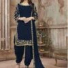 Blue Colour Georgette Fabric Patiala Salwar Suit. 2 Blue Colour Georgette Fabric Patiala Salwar Suit. -Riwaayat Store f222301b