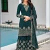 Rama Green Colour Sharara Salwar Suit. -Riwaayat Store f222814d
