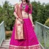 Pink Colour Silk Designer Lehenga Choli. -Riwaayat Store f225157b