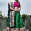 Green Colour Silk Lehenga Choli. -Riwaayat Store f225159b