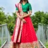 Red Colour Silk Fabric Women Lehenga Choli. -Riwaayat Store f225161a