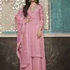 Pink Colour Party Wear Sharara Salwar Suit. -Riwaayat Store f228606f