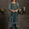 Rama Green Colour Party Wear Salwar Suit In Net Fabric. -Riwaayat Store f230494b