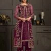 Purple Colour Net Fabric Party Wear Salwar Suit. 2 Purple Colour Net Fabric Party Wear Salwar Suit. -Riwaayat Store f230494e