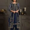 Net Fabric Designer Salwar Suit Blue Colour. 1 Net Fabric Designer Salwar Suit Blue Colour. -Riwaayat Store f230494f