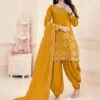 Mustard Yellow Colour Silk Designer Salwar Suit. -Riwaayat Store f234103