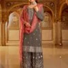 Grey Colour Georgette Fabric Women Salwar Suit. -Riwaayat Store f234502