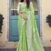 Green Colour Silk Women Saree. -Riwaayat Store f243006