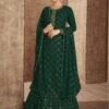 Green Colour Designer Sharara Salwar Suit In Georgette Fabric. -Riwaayat Store f246610b