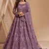 Purple Colour Net,Silk Fabric Anarkali Salwar Suit. -Riwaayat Store f250308f