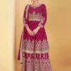 Rani Pink Colour Designer Sharara Salwar Suit In Georgette Fabric. -Riwaayat Store f253428f