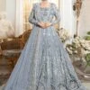 Grey Colour Net Fabric Anarkali Salwar Kameez. 1 Grey Colour Net Fabric Anarkali Salwar Kameez. -Riwaayat Store f253615e