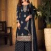 Blue Colour Party Wear Salwar Suit In Georgette Fabric. -Riwaayat Store f253723