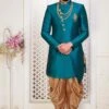 Green Colour Men's Designer Indowestern. -Riwaayat Store m12596