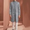 Grey Embroidered Layered Indowestern For Groom -Riwaayat Store mw1086 1