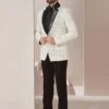 White Hand Work Mens Tuxedo Suit -Riwaayat Store p1031mw41 1