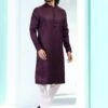 Purple Mens Readymade Kurta Pajama 1 Purple Mens Readymade Kurta Pajama -Riwaayat Store p1035mw01
