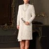 White Hand Embroidered Groom Sherwani In Silk 1 White Hand Embroidered Groom Sherwani In Silk -Riwaayat Store p1038mw08