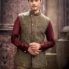 Biege Traditional Style Mens Nehru Jacket -Riwaayat Store p1044mw08 1