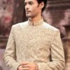 Beige Silk Groom Jodhpuri Suit Set -Riwaayat Store p1044mw21 1 1
