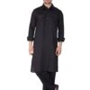 Black Readymade Pathani Style Kurta Pajama 2 Black Readymade Pathani Style Kurta Pajama -Riwaayat Store p1047mw01