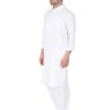 White Casual Wear Kurta With Pathani Salwar 2 White Casual Wear Kurta With Pathani Salwar -Riwaayat Store p1047mw05