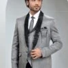 Classic Grey Beads Augmnented Imported Mens Suit -Riwaayat Store p1058mw19 1
