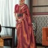Pink Zari Woven Silk Saree 1 Pink Zari Woven Silk Saree -Riwaayat Store p2017sr05