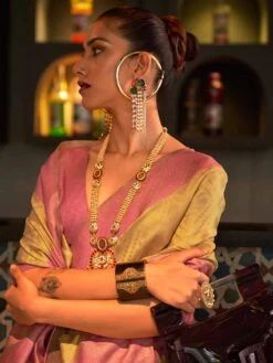 Yellow Zari Woven Festive Silk Saree -Riwaayat Store p2022sr05 1 1